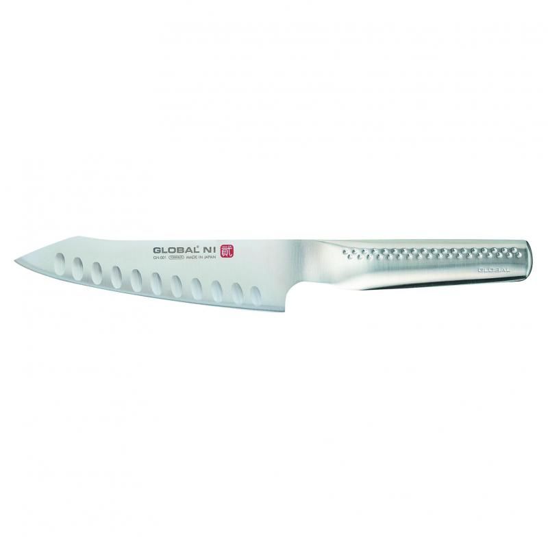 Global NI Oriental Cook'S Fluted Knife 16cm | Made In Japan