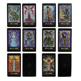 The Magic Gate Tarot Deck features 78 hand-drawn cards bridging human experience and the mystical Unknown, by Vera Petruk.