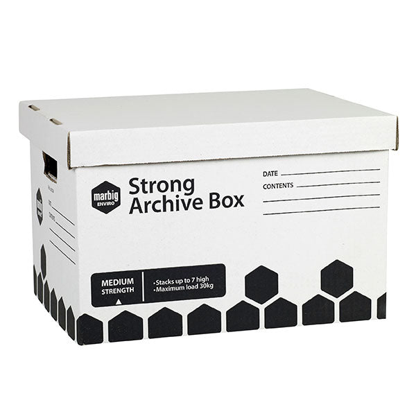 Marbig Strong Archive Box - Pack of 20