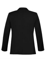 Men's Slimline Jacket in black, featuring a tailored fit, narrow lapel, and breathable fabric for style and comfort.
