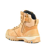 Bata Avenger Wheat safety boots (Size 3) offer lightweight comfort, carbon fibre toecap, and advanced foot protection for industrial work.