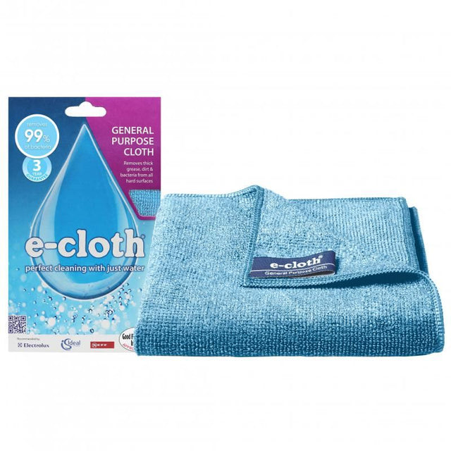 E-Cloth General Purpose Cloth: eco-friendly cleaning tool that removes grease, dirt, and bacteria with just water.