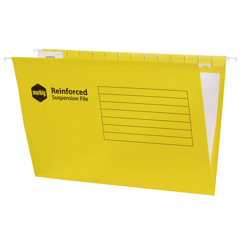 MARBIGÂ® REINFORCED SUSPENSION FILE COMPLETE YELLOW BX25