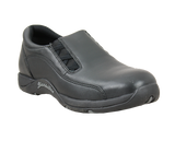 Blundstone Women's Ultimate Safety Shoe Size 7: stylish black shoes with steel toe and cushioned footbed for comfort and protection.