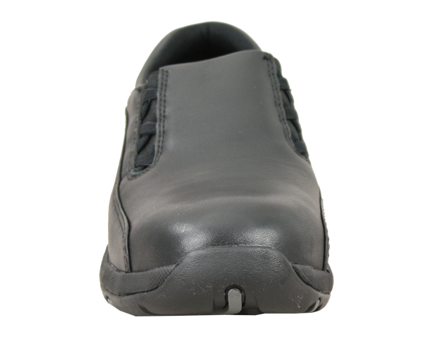 Blundstone Women's Ultimate Safety Shoe, Size 7, features steel toe, padded collar, slip-resistant outsole, and PORON impact absorption.