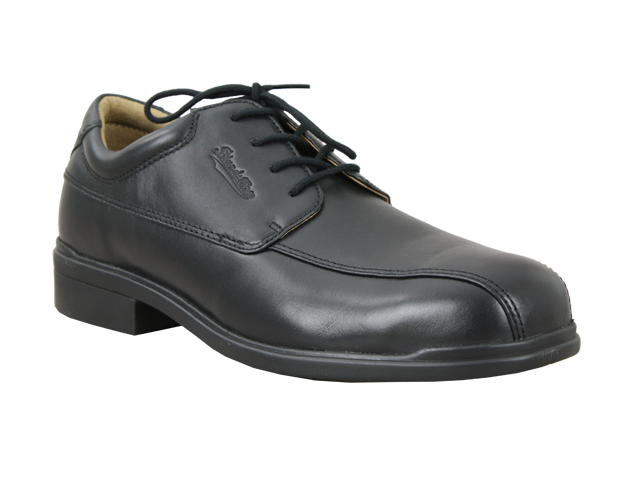 Blundstone Black Lace Up Shoe (Size 13) featuring steel toe, durable sole, and comfort technology for all-day wear.