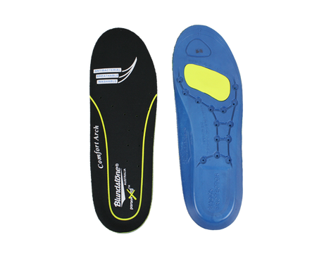 Comfortable Blundstone XRD protective insoles in size 11-13 with soft cushioning, arch support, and moisture-wicking features.