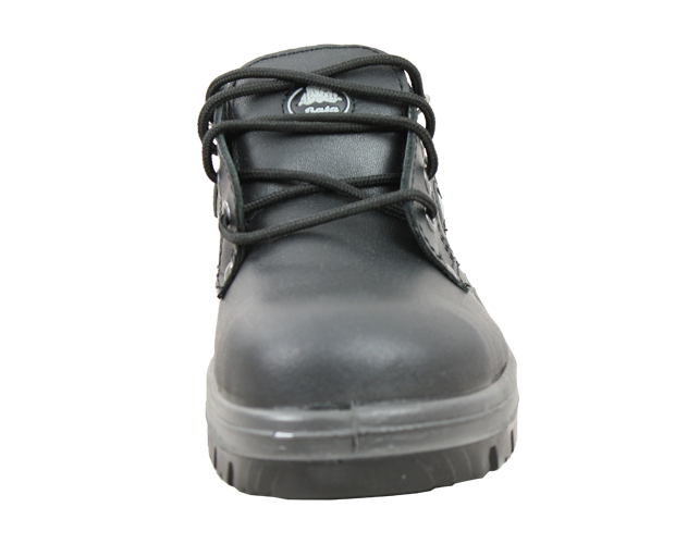 Bata Neptune industrial safety shoes in size 13, featuring steel toe, anti-static sole, and slip-resistant black design.