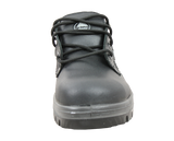 Bata Neptune industrial safety shoes in size 13, featuring steel toe, anti-static sole, and slip-resistant black design.