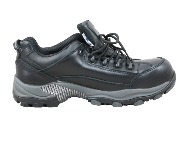 Bata Bickz Black Safety Shoes Size 5, featuring slip-resistant sole, composite toe, and heat resistance for ultimate protection.