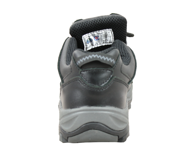 Bata Bickz Black Safety Shoes (Size 7) feature slip-resistant soles, composite toe, and heat resistance, perfect for work safety.