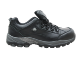 Bata Bickz Black Safety Shoes in Size 9, featuring a composite toe, slip-resistant sole, and heat resistance for ultimate protection.