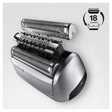 83M Silver Multi Cassette for Braun shavers, ensuring a close, comfortable shave with precision cutting.