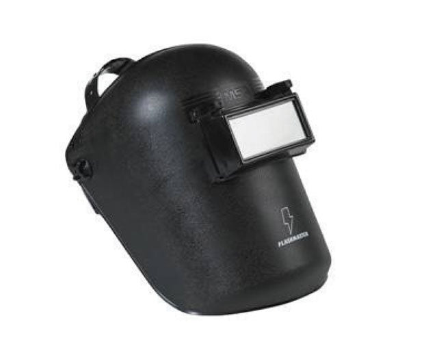 Lightweight MSA Eyewear Flashmaster Welding Helmet with adjustable features and Shade 10 lens for optimal eye protection.