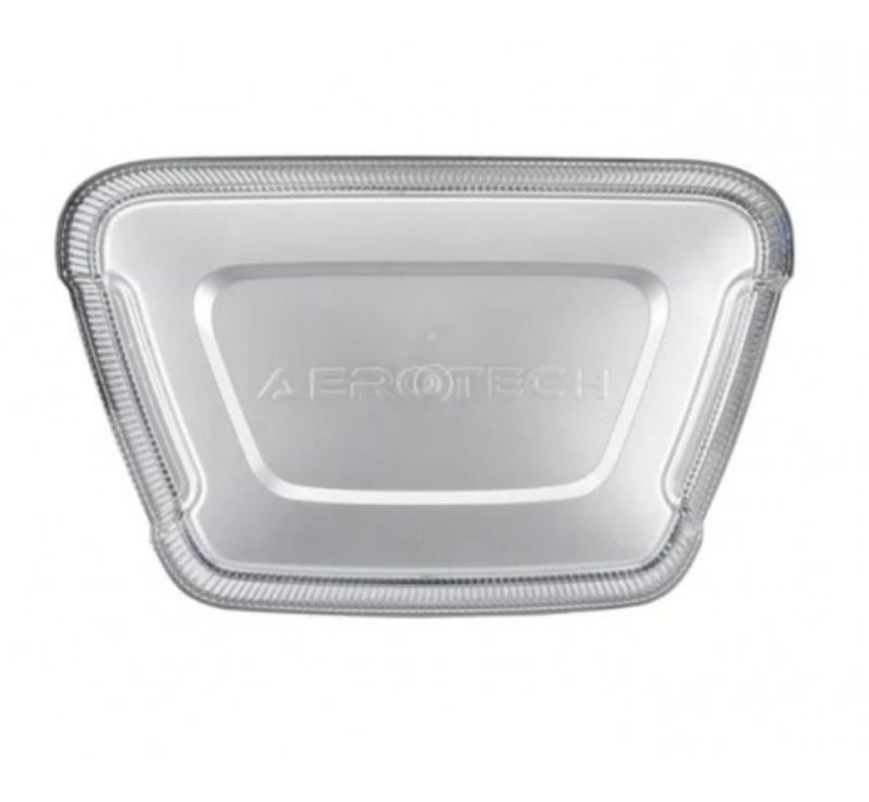 AeroTech LED Light Box in amber, 250mm, 54 LEDs, clear lens, designed for high visibility in harsh environments.