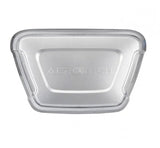 AeroTech LED Light Box in amber, 250mm, 54 LEDs, clear lens, designed for high visibility in harsh environments.