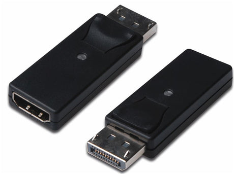 Digitus DisplayPort to HDMI adapter enabling 1080p resolution at 60Hz for seamless device connectivity.