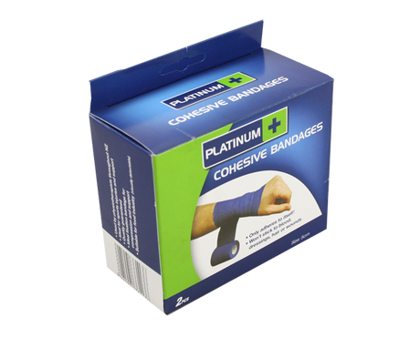 Cohesive Bandage Amtech M104 (5cm) providing superior support, waterproof, breathable, and sticks to itself for easy application.