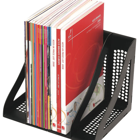 Marbig Enviro Modular Book Rack Pk4, a versatile and eco-friendly organizer for books and documents with four adjustable modules.