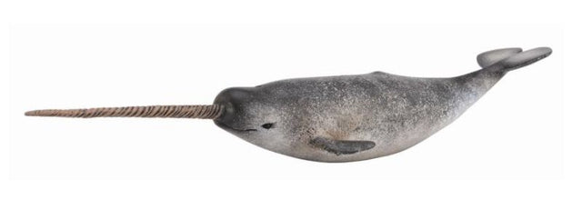 Lifelike CollectA Narwhal figurine, 27.2 cm long, hand-painted, made from durable, non-toxic PVC, perfect for collectors and education.