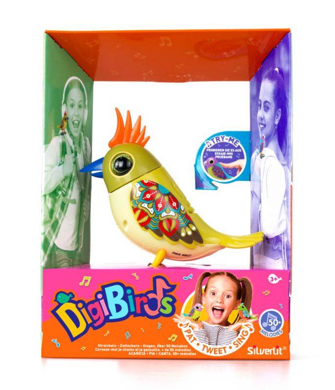 Interactive Silverlit Digibirds - II, charming toy birds that respond with melodies and tweets, perfect for imaginative play.