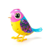 Interactive Silverlit Digibirds II toy birds that sing, tweet, and respond to voices for engaging playtime experiences.