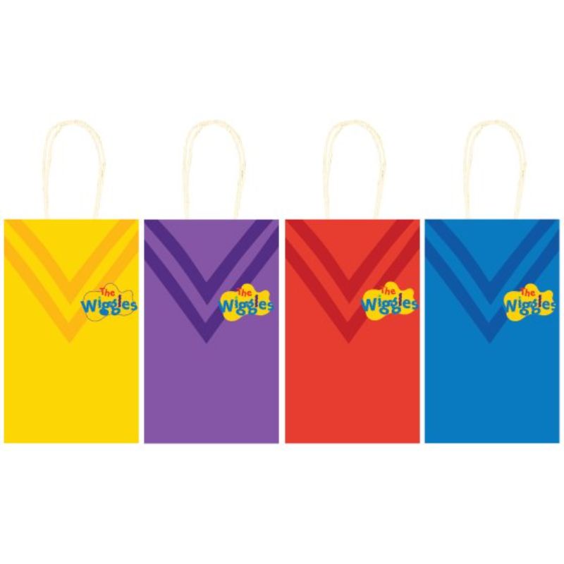 The Wiggles Party Paper Kraft Bags - Set of 8