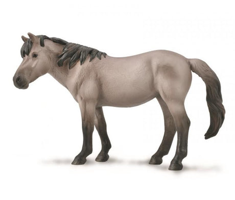 CollectA Konik Mare model in blue dun, 14.5cm x 9cm, hand-painted, durable, non-toxic PVC, ideal for collectors and imaginative play.