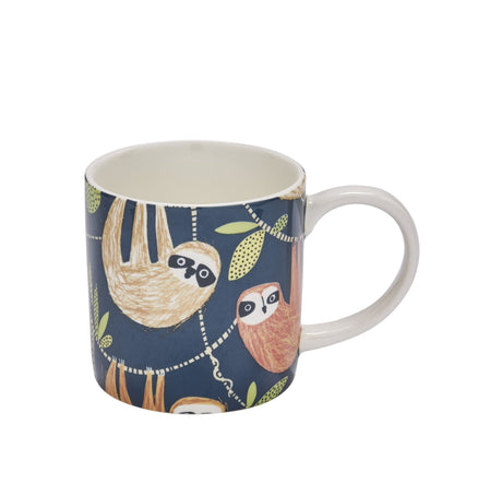 Ulster Weavers Straight Sided Hanging Around Mug with vibrant colors, modern design, and durable ceramic construction.