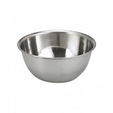 Deep round mixing bowl by CHEF INOX, 1.8lt capacity, stainless steel, 208x83mm, ideal for mixing and meal prep.