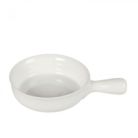 Set of 2 elegant white porcelain au gratin dishes, 21.7 x 8.2cm, perfect for baking casseroles and gratins.