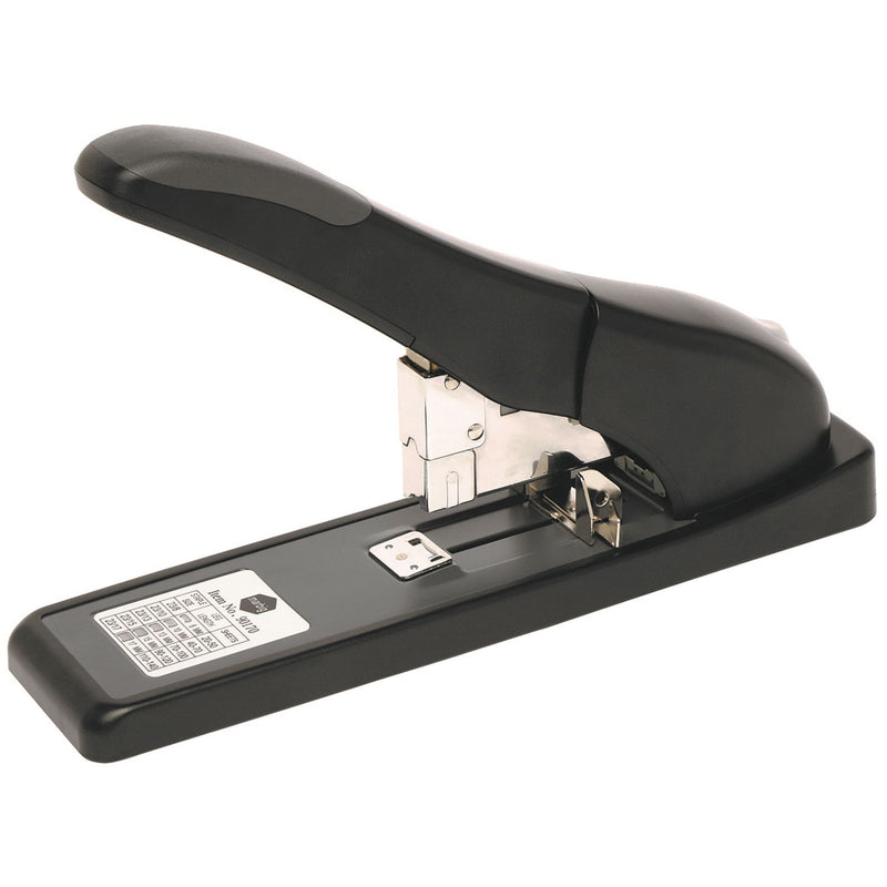 Marbig Stapler Heavy Duty 140sht Black Heavy Duty Blk 140sht