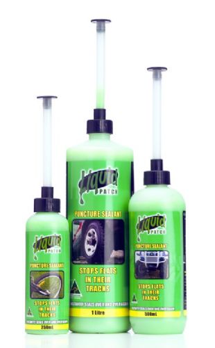 Instant tyre repair solution in a 250ml bottle, sealing punctures up to 6mm for all vehicle types.