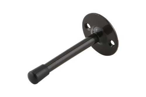 Elegant 75mm door stop in Florentine Bronze, crafted from durable steel with a protective tip, perfect for stylish interiors.