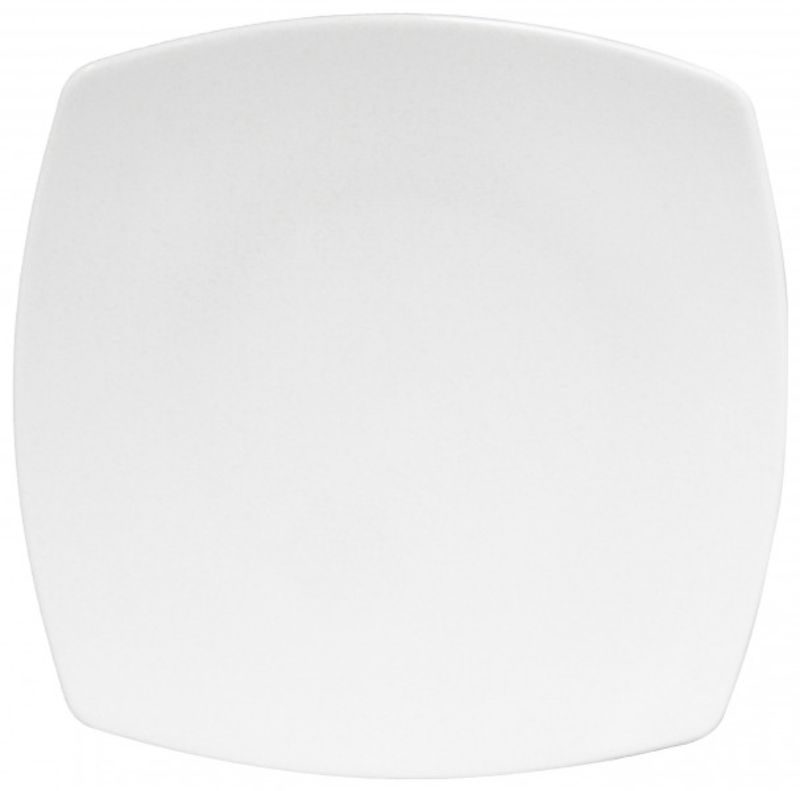 Royal Porcelain Square Plate Set of 12, 16cm, durable, elegant white finish, scratch and chip resistant for versatile dining.