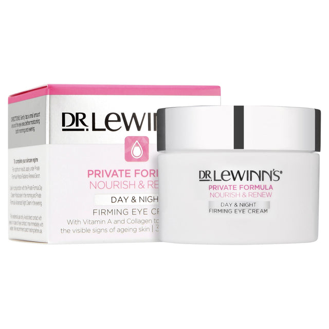 Luxurious 30G firming eye cream with Vitamin A to reduce fine lines, puffiness, and dark circles for a youthful look.