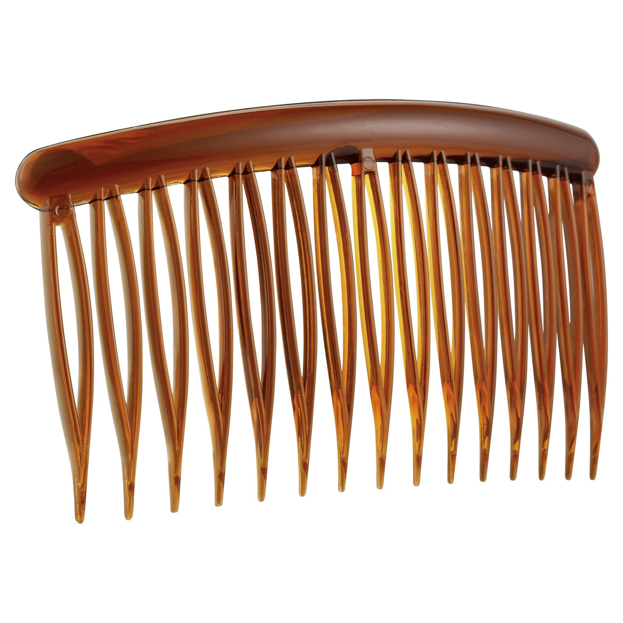 Pack of 4 Lady Jayne Shell Side Combs with rounded teeth for secure, snag-free grip and comfortable all-day wear.