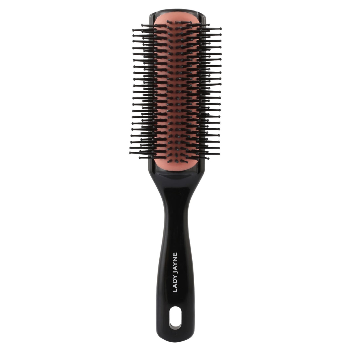 Lady Jayne Large Formation Brush with nylon bristles for effortless detangling and smoothing of all hair types.