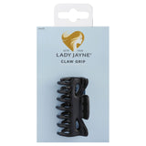 Lady Jayne Medium Black Claw Grip, a stylish and durable hair accessory for secure holds in medium to long hairstyles.