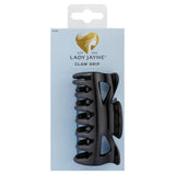 Large black claw grip for medium to long hair, designed for style and reliable hold in any setting.