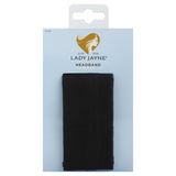 Lady Jayne Soft Headband in black and navy, 5cm wide, offers style and comfort while securing hair and taming flyaways.