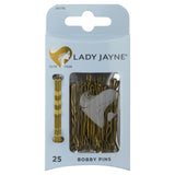 Lady Jayne Blonde Bobby Pins are elegantly designed, ensuring a secure fit for blonde hair with a unique wave contour and cushion tip.