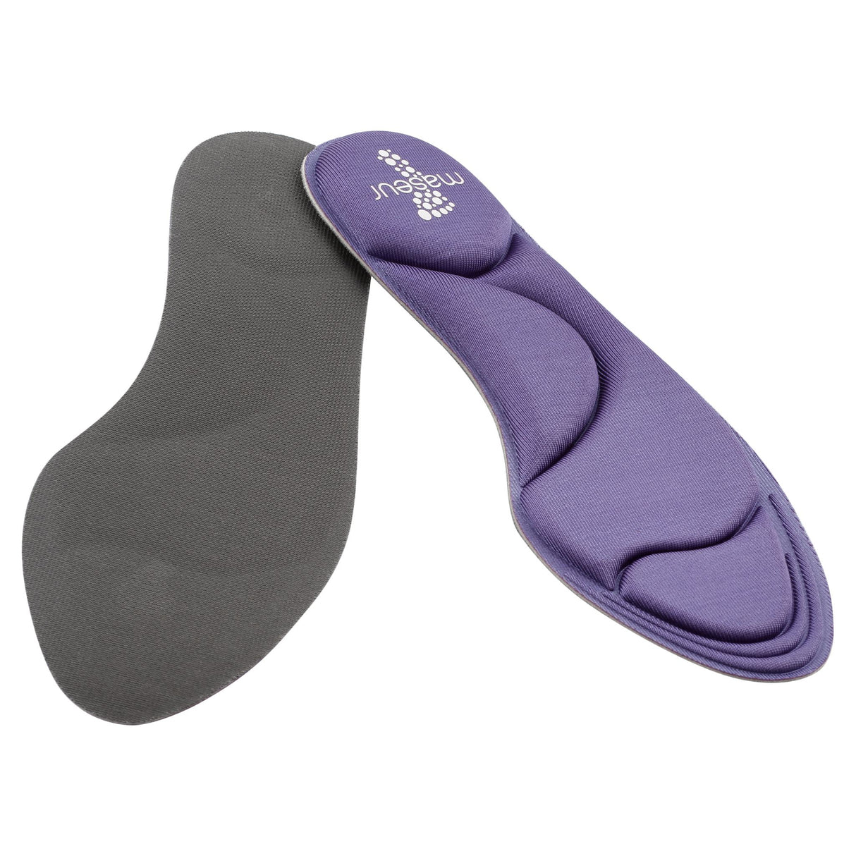 Maseur Women's Memory Foam Insoles offering tailored comfort and support for all-day wear in various shoe styles.