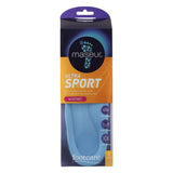 Footcare Women's Ultra Sport Insoles offer gel comfort, arch support, and heel protection for active women in stylish footwear.