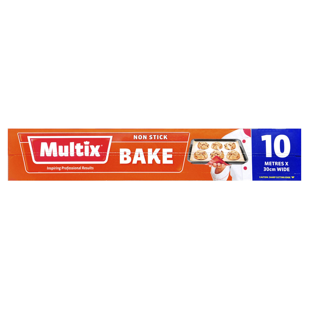 Multix Bake Non-Stick Baking Paper 10m x 30cm, perfect for mess-free baking and healthy cooking with quality European paper.