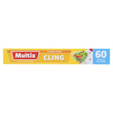 Multix Cling Wrap 60m x 33cm, BPA-free cling film for airtight food storage and microwave safety.