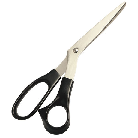 Eco-friendly Marbig Recycled Scissors 215mm with recycled handles and stainless steel blades for precise cutting at home or office.