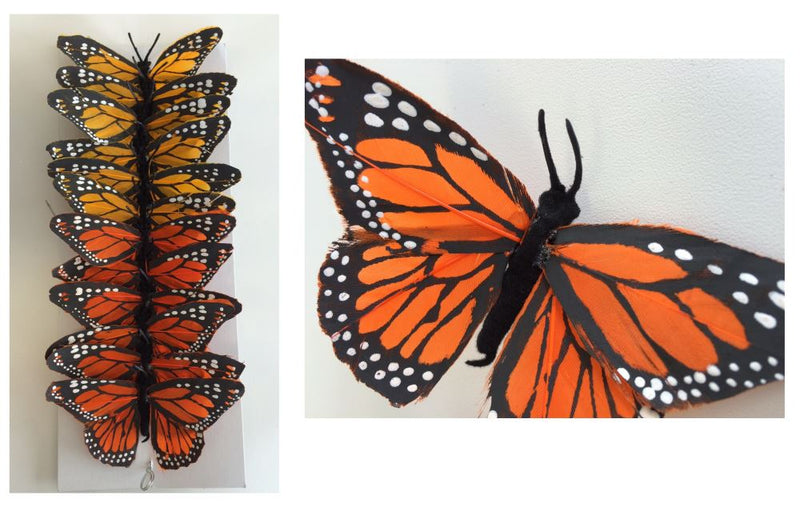 Artificial Butterflies - Set Of 12