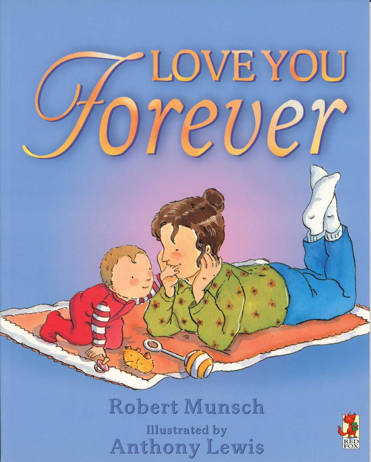 "Heartwarming illustration of a mother and child, embodying unconditional love in 'Love You Forever' picture book."