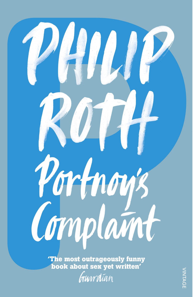 Cover of 'Portnoy's Complaint' by Philip Roth, a B-format paperback exploring guilt, sexuality, and identity in modern literature.